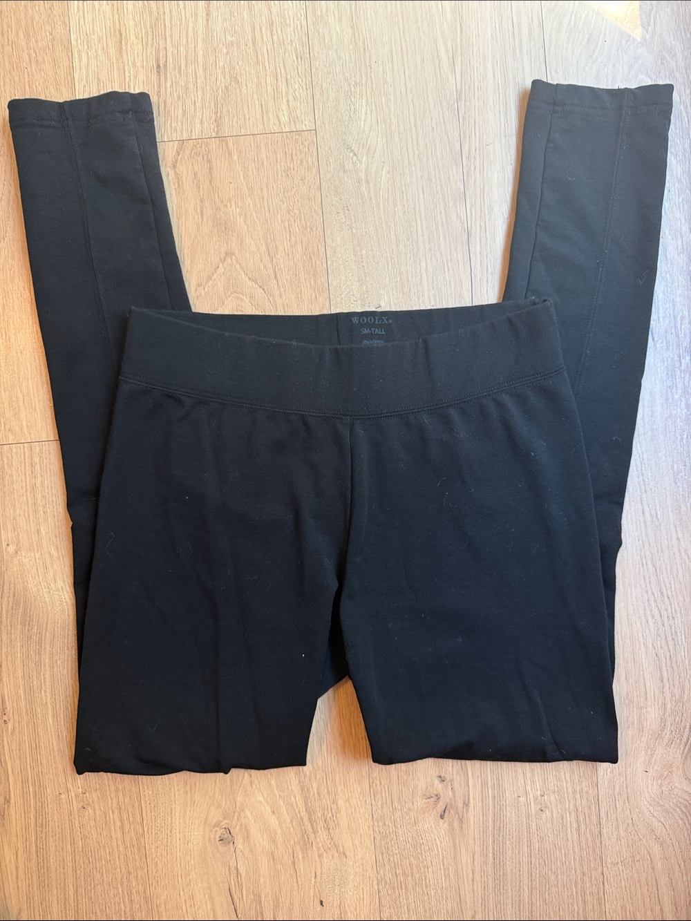 Woolx Merino Wool Leggings Black Women’s Small Tall